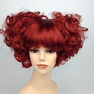 WINIFRED SANDERSON Character PREMIUM Hocus Pocus Halloween Costume Wig - H Red